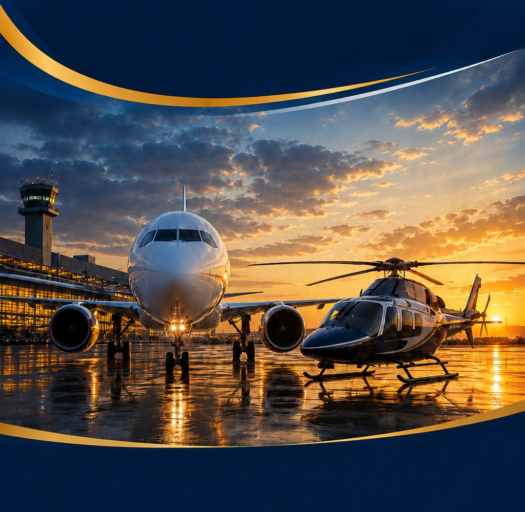 Global Aviation team in a briefing